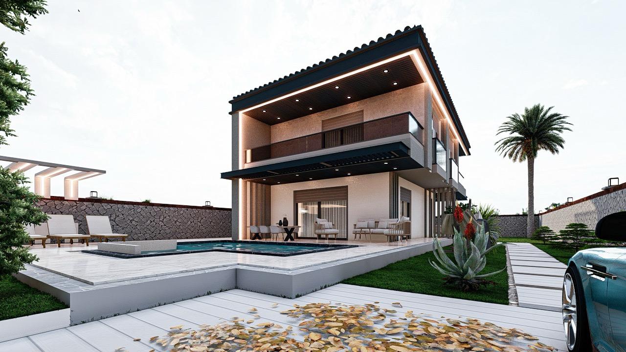 Didim Akyeniköy Seyrantepe’de 600 m² 4+1 Özel Havuzlu Tam Müstakil Villalar [ 982 Ada / 14 Parsel ]